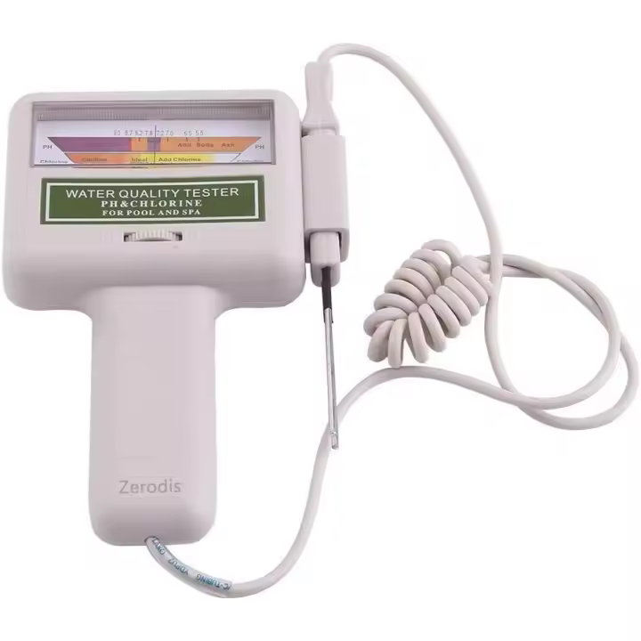 Comprobador DE CALIDAD DEL Agua, Analizador de Agua DIGITAL 2 en 1, monitor de control de Medicina pariscinas, spas y acuarios - 1