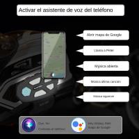 WAYXIN R5 Intercomunicador De Motocicleta Casco Headsets FM Radio BT5.0 Comunicación Interfaz Impermeable 2 Conducentes - details 9