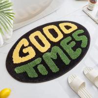 Carpetas De Baño Antideslizantes De Falsa Cachemira Absorbentes Pequeñas Para Frutas Decoración Del Hogar Para Dormitorio Y Sala De Estar - details 6