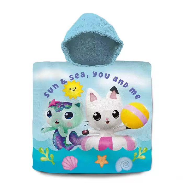 KIDS PONCHO ALGODON 60X120 GABBYS DOLLHOUSE GABBYS DOLLHOUSE 60x60x2 Cms. - 1