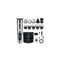 NAVANINO Cortapelos Recortadora de Barba para Hombres de Cabello Nariz Corporal Todo en 1 Kit de Aseo USB Recargable, Negro - details 0