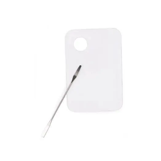 PALETA DE MEZCLA PLASTICO PARA NAIL ART (marca: Pollie) - 1