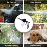 Pistola De Agua Para Lavar Coche Y Jardín Con Espuma Alta Presión Herramienta De Limpieza Metálica De Latón Para El Jardín - details 10