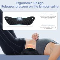 Almohada lumbar de espuma viscoelástica, Alivia el dolor de espalda, transpirable - details 1