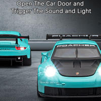 Coche De Juguete De Aleación De Zinc 1:32 GT3 RS Con Luz Y Sonido 4 Puertas Abiertas Coche Deportivo Para Niños Y Adultos Regalos - details 3