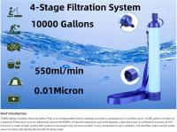 Filtro De Agua Portátil De 10000 Gallones Para Exteriores Sistema De Filtro De 4 Etapas Ultra-Ligero 0.01 Micrómetro Purificador De Agua Para Supervivencia Contra Pajita - details 10