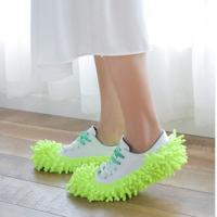 1Par De Pantuflas Limpiador De Polvo Para El Hogar Y Baño Cubierta Lениvas Para Suelos Mopa De Tela De Chenillo - details 7