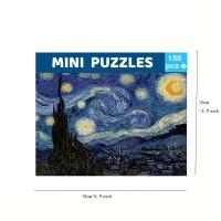 Rompecabezas De Tubo De Prueba 150pcs Pintura Famosa De Van Gogh 'La Noche Estrellada' Regalo De Navidad Juego Educativo Para Niños Y Adultos - details 3