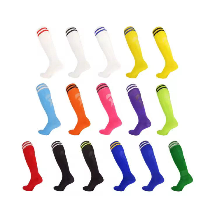 Calcetines De Fútbol Para Niños Y Adultos Alargados Hasta La Rodilla En Algodón Y Spandex Deportivos Para Béisbol Y Outdoor - 1