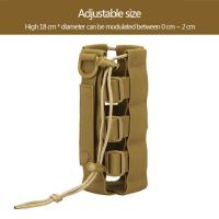 Bolsa De Agua Táctica Para Viajes Al Aire Libre Y Senderismo Con Correa De Sujeción Porta Botella Militar Molle Mejorado - details 0