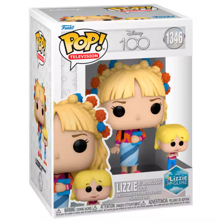 Figura Pop Disney 100Th Anniversary Lizzie Mcguire-Figura de Vinilo Coleccionable - Idea de Regalo- Mercancia Oficial - Juguetes para Niños y Adultos - Movies Fans - Muñeco para Coleccionistas y Exposición - 1
