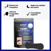 Tiras Nasales Gudslip® – Suministro de 30 Días para Mejorar la Respiración, Reducir Ronquidos y Aliviar Congestión – Cómodas y Efectivas para un Sueño Reparador y Saludable. ¡Disfruta de Noches Tranquilas y Días Plenos! - details 0