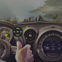 Kebidu Steering Wheel Music Player Control Remoto Inalámbrico Bluetooth Botones Multimedia Para Android IOS Smartphone Kit Para Coche - details 21