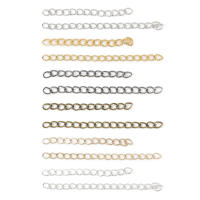 Cadena De Extensión De Acero Inoxidable De 5cm Para Collar Y Pulsera Gold DIY Joyería Hecho a Medida Cadena De Cola De Suplemento - details 0