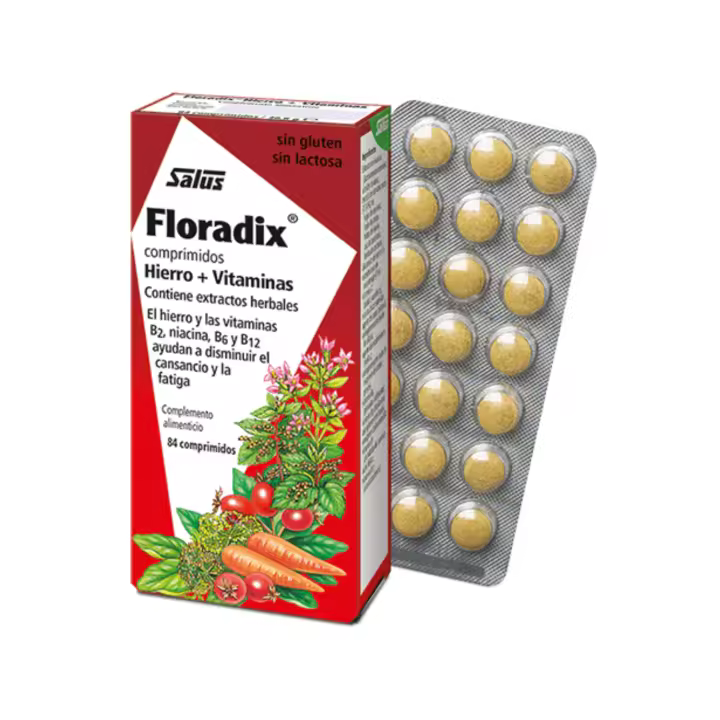 Floradix Hierro + Vitaminas 84 Comprimidos - Salus - 1