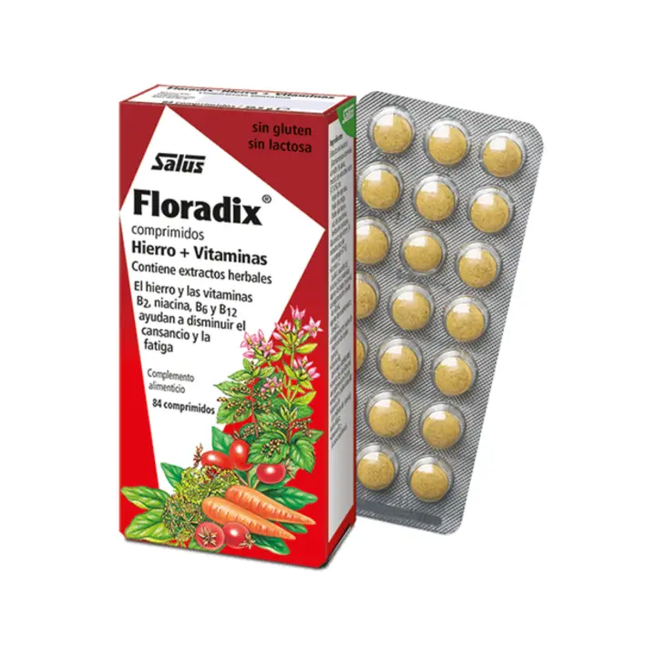 Floradix Hierro + Vitaminas 84 Comprimidos - Salus - 1