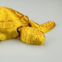 Modelo De Tortuga 3D Con Articulaciones Móviles Decoración De Escritorio Creativa Regalo De Festividades Hecha a Mano Figura De Animales De Colección - details 1