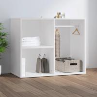 vidaXL Mueble vestidor madera ingeniería roble artesanal 80x40x65 cm en color Roble artisan/Madera antigua/Gris hormigón y más | almacenamiento funcional diseño moderno para baño dormitorio sala - details 5