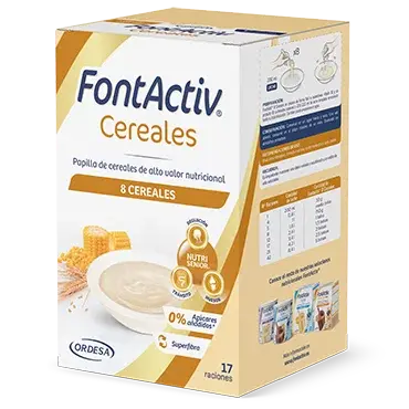 FONTACTIV 8 CEREALES 500 GRAMOS - ORDESA - 1