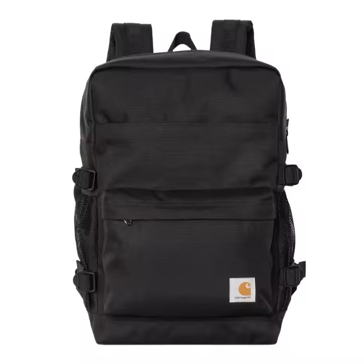 Mochila Negra Carhartt Jakob Backpack Black Repelente Al Agua - 1