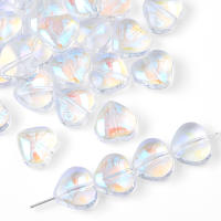20pcs Perlas De Cristal De Pera Corazón Con Agujero Horizontal Para Manualidades Joyería Accesorios De Bricolaje Hechas a Mano Pendientes - details 7