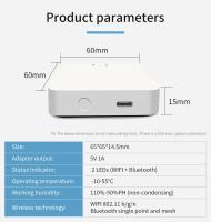 Hub Gateway ZigBee Bluetooth Wi-Fi Tuya Para Control Remoto De Electrodomésticos Inteligentes Compatibles Con Alexa Y Google Home - details 9
