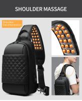 SSITO Mochila de hombre with USB para hombre, Bolso de Hombre impermeable para hombre, Bolso de pecho para hombre, mochipa Cruzada para hombre de 9,7" - details 8