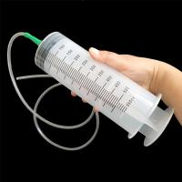 Siringa Grande De 100/300/550ml Con Bomba De Aceite Y Tubo De 1m Para Alimentación De Animales Medición De Nutrientes En Hidroponía - details 10