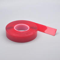 Cinta Adhesiva Doble Cara Nano Roja 2cm Ancha 5m Longitud Viscosidad Alta Impermeable Translúcida De Acrílico Adhesivo Potente - details 3