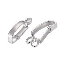 5pc Anillos De Latón Para Colgantes De Discos Pi Joyería Holes: 3.5x5mm Sin Niño Plata 30x9mm Ideal Para Creación De Joyas - details 0
