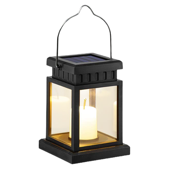 Lámpara Solar Pequeña Para Exteriores 1Pc Luz De Vela Amarilla Cálida Decoración De Jardín Ambiente Festivo Luz Solar Para Palacio