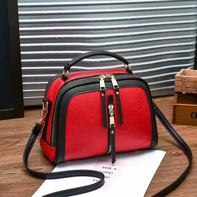 Bolso De Hombro Para Mujer Lujo PU Cuero Diseñador Color Sólido Bolso De Mano Moda Bolsos Cruzados Para Niñas Bolsa Tassen - 1