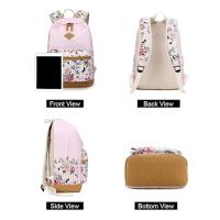 Conjunto de Tres piezas de gran capacidad de mochilas para estudiantes para hatbres y Mujeres, mochilas de viaje informales - details 1