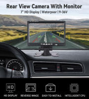 Monitor De Coche MJDOUD De 7 Pulgadas Con Cámara Trasera Para Camión Autobús Parkin 9-36V Pantalla De Seguridad Universal 1024*600 Pantalla LCD HD - details 0