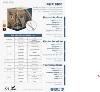 Bobina de cable PHASAK UTP Cat. 6 CCA sólido AWG23 100m - PHR 6100 - details 0