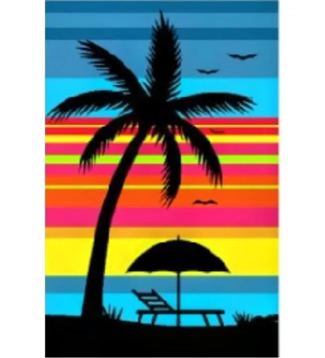 ILOVEHOME Toalla Playa y Piscina 90x170CM – 100% Algodón – Secado Rápido – Varios Modelos - 1