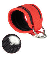 Cinturones De Apoyo Para Tobillo Ajustables Con Anillo D En Fitness Y Gimnasio Malla De Seguridad Con Hebilla Para Ejercicios De Piernas Y Abductores - details 3