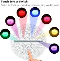 Lámpara De Noche En Forma De Coche Con Ilusión 3D LED Para Niños 16 Colores Con Control Remoto Decoración Para Dormitorio Regalo De Navidad Y Cumpleaños - details 8