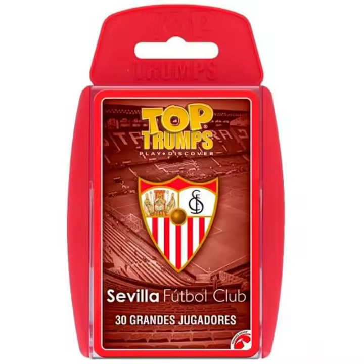 Pack de 3 unidades de Top Trumps Sevilla FC (Versión en Castellano) - Baraja Juego de Cartas - 1