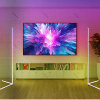 Lámpara De Piso Inteligente Tuya RGB 180cm Blanca Control Remoto APP Luz De Ambiente Moderna Para Festivales Y Decoración LED - details 6