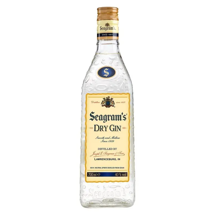Seagram's Dry Ginebra – Botella 70 cl | Ginebra Premium con Notas de Enebro – Perfecta para Gin Tonic - 1