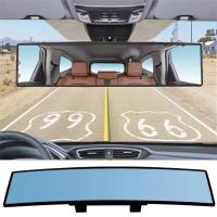 Espejo Retrovisor De Coche Ancho 285mm Vista Amplia Convexa Para Visión Mejorada Interior Clip Enclavable Auxiliar Automático - details 11