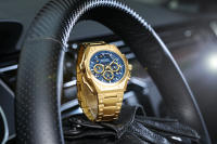 Reloj De Pulsera De Lujo Para Hombres MEGIR De Acero Inoxidable Con Calendario Y Luz Aérea Cronógrafo Resistente Al Agua Reloj De Moda Casual - details 18