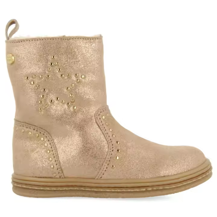 Botas metalizadas tachuelas piel achau - 1