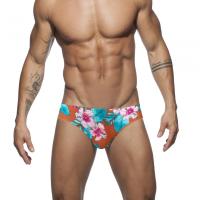 Bragas De Natación Para Hombre Estampado De Flores Moda Verano Push up Cintura Baja Shorts De Playa Traje De Baño Sexy - details 12