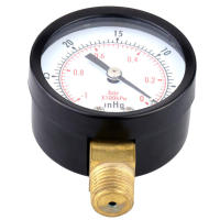 Gauge De Presión Por Vácuo/Aire Mini Dial Dual Escala 1/4 "NPT-30HG/0PS Con Pantalla Digital De 2 Pulgadas Para Tabla - details 4