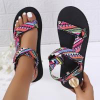 SP Nuevas sandalias de Playa de estil étnico con Velcro y Suela Gruesa de verano a juego para Mujer Talla 43. - details 3