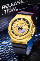 Reloj Deportivo De Lujo Para Hombre SANDA Con Cronógrafo LED Impermeable Y Pantalla Digital Cuarzo Reloj De Pulsera Militar - details 12