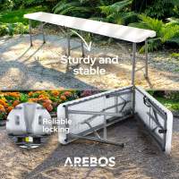 AREBOS 2x Banco plegable banco de cerveza banco de jardín banco de camping - details 10