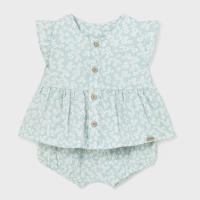 Mayoral Conjunto Pack de bebé Niña 1202 JADE BABY ropa niños Summer ROYALE CORDONETS - details 1
